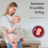 7 45 lbs Breathable Mesh Baby Carrier, Ergonomic Design Baby Wraps Carrier with Head Support and Adjustable Sling