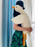 Tanha Goose Plush, Soft and Cute White Stuffed Animal, 35 inch Gift for Kids and Adults