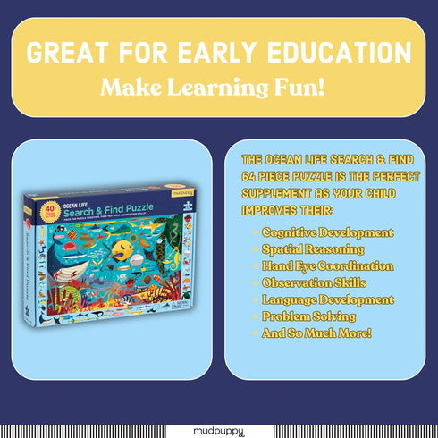 Ocean Life Search & Find Puzzle