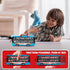 ArtCreativity Die Cast Double Decker Bus Toy with Lights & Sounds, Friction Powered for Kids
