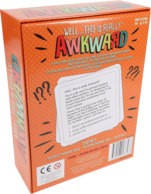 TDC Games Awkward Card Game - A Funny Party Game to Learn How Friends Handle Uncomfortable Situations