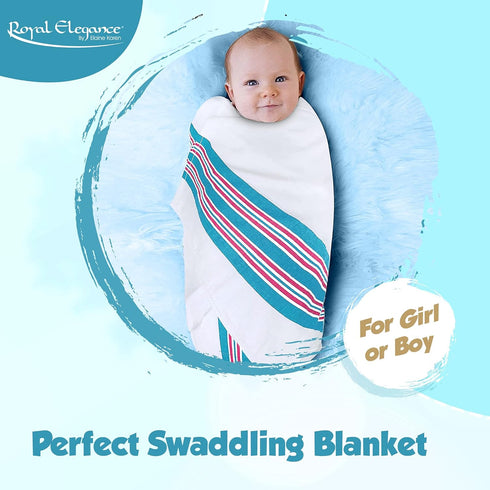 100% Cozy, 30x40 (12 Pack) Elaine Karen Flannel Unisex Hospital Receiving Nursing Blankets - Cotton, Unisex, Newborn