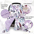 Car Seat Cover Baby, Infant Car Seat Canopy Covers for Newborn Girls Boys, Soft Breathable Mink Carseat Covers Stretchy
