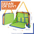My Specialty Kids Shop 3+) Car Organizer Back Seat for Kids & Tablet Holder for Car with Kick Mats & Lap Tray Car