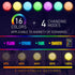LED Beach Ball with Remote Control, 16 Colors Lights and 4 Light Modes, Pool Toys for Outdoor Beach Party Games