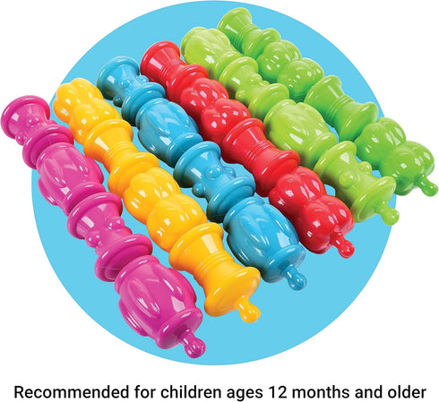 Set 1+, Set, Constructive Playthings Colorful Snap Beads for Children and Toddlers Ages Pop Beads Arts and Craft