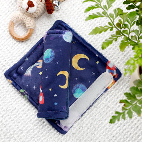 2 Pack Baby Car Seat Strap Cover Outer Space Car Seat Straps Shoulder Pads, Seat Belt Cushions Pads for Infant Car