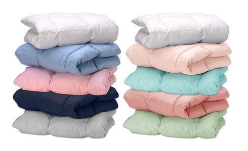 Cozy Navy Blue Down Alternative Baby Comforter for Crib - Soft