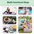 3pcs 3L-ZM15A ALVABABY Cloth Diaper Wet Dry Bags Waterproof Reusable with Two Zippered Pockets Travel Beach Pool