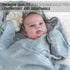 (2) BABY LOOVI muslin swaddle blanket