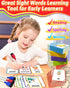 520 1st 2nd 3rd 3+ Sight Words Flash Cards Kindergarten, Dolch & Fry Sight Word Reading Writing Spelling Games