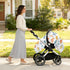 Mazeann Colorful Watercolor Fishes Car Seat Cover Baby Breathable Soft Infant Carseat Covers Canopies Babies Carrier