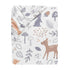 Bedtime Originals Deer Park Fitted Crib Sheet, Multicolor, 28x52x8 Inch (Pack of 1)