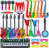 Max Fun Inflatable Rock Star Toy Set, 30 PCS 80s 90s Party