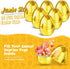 12 6 Inch PCS Jumbo Gold Easter Eggs Giant Metallic Golden Easter Eggs Fillable Large Suprise Egg for Easter Themed