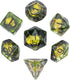 UDIXI 7PCS Polyhedral D&D Dice Set, Wolf Head 7-Die DND Dice Set for Role Playing Games