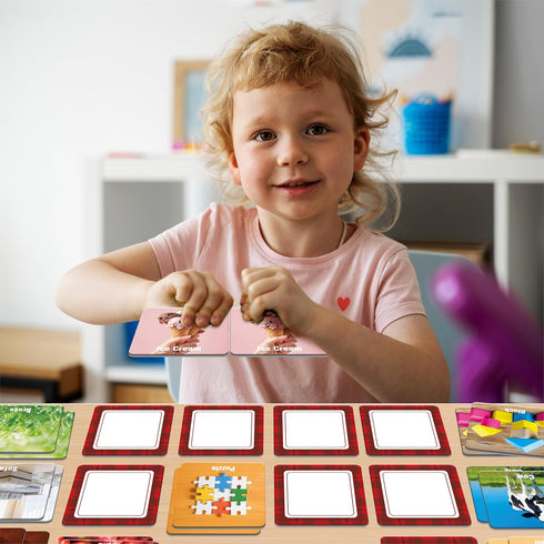 72 36 4 5 6 PCS Daily Items Matching Game, Designs Everyday Objects Memory Cards Engaging Picture Matching Game