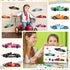 36 Geyee Sheets Car Stickers for Your Kids Make Your Own Stickers Car Themed Birthday Party Decor Racing Gifts Party
