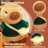 10 Set 9 10.2inch Pcs Capybara Plush with Clothes Capybara Stuffed Animal with Clothes and Accessories Dress Up Plush