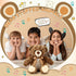 12 Inch Set Silipull Bear Stuffed Animals with Voice Recorder Photo Pendant Cute Soft Plush Bear Messages Playback
