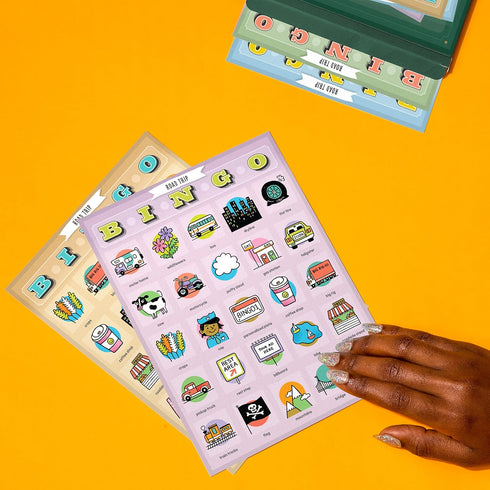 Knock Knock Roadtrip Bingo, 12 Reusable Cards for Fun Road Trips