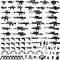 Military Weapons Pack, Military Toy Gun Set for Classic Building Blocks, 80+