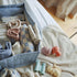 Mushie Diaper Organizer Caddy | Stylish Essentials for Newborn Changing Station (Blush)