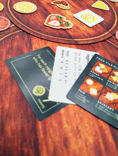 Th3rd World Studios 3WS 2-6 14+ Charcuterie Board Game by - Deliciously Themed Strategy Game for Players, Ages