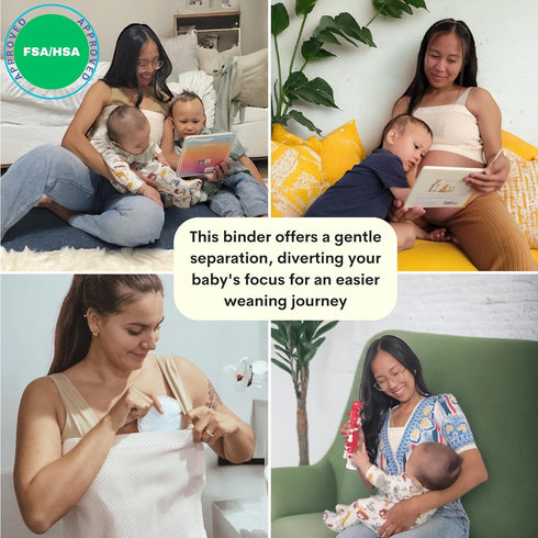 Chest Binder for Breastfeeding Weaning - Stretchable Breathable Adjustable Breastfeeding Essentials for Stop Nursing