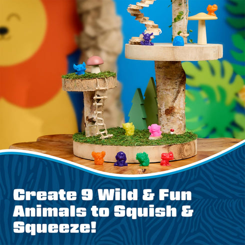 9 Elmer's Squishies Minis Make Your Own Squishies Kit, Creates Characters, DIY Activity - Perfect for Stress Relief