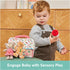 GUND My First Gingerbread House 5-Piece Playset, Soft Collection Sensory Toy for Babies with Rattle and Squeaker, 7.5”