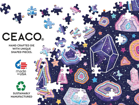 Ceaco Foil Puzzle - Geode Sky 500 Piece Jigsaw Puzzle