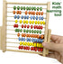 MAGIKON Counting 10 (8-Inch) Wooden Number Frame, Rows Abacus for Learning Math