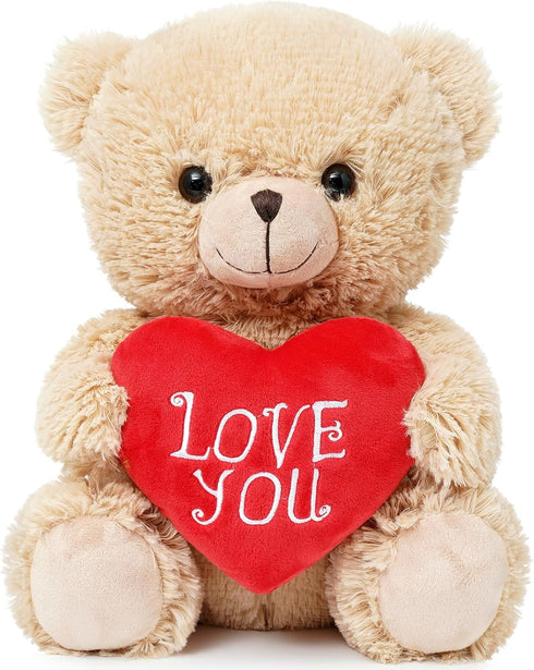 Valentines Day 12 inch Teddy Bear Stuffed Animals Gift with Love You