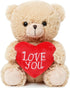 Valentines Day 12 inch Teddy Bear Stuffed Animals Gift with Love You