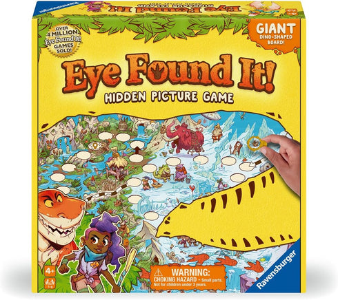 Ravensburger Dinosaur Island Eye Found It! Board Game, Engaging Family Fun with Colorful Dinosaur Scenery