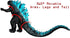 TwCare Set of 2 Godzilla vs King Kong Figures - Movable Joints Action Movie Series Soft Vinyl Toys