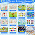 3+, 30 Busy Book for Toddlers Preschool Learning Activities with Themes Prek Preschool Workbooks, Montessori