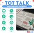 Tot Talk U.S. Presidents Educational Placemat for Kids - Double-Sided, Waterproof, 17.5" x 11.5"