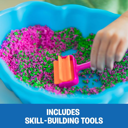 Set, 3+ Educational Insights Pluffle(R) Sensory Station - Sensory Bin Foam No Mess Alternative to Sand Toys & Slime