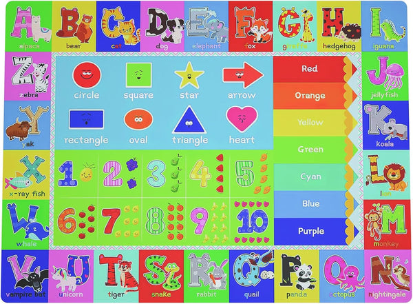 Baby Play Mat for Floor, Non-Slip Playmat for Toddlers & Infants, Extra