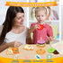 Montessori Wooden Burger Stacking Toys for 2-5 Year Olds, Fine Motor Educational Toys for Boys & Girls, Gift Ideas