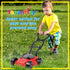 Kids Toy Lawn Mower Toddler Landscaping Gardening Tools and equipment Includes Mask Safety Goggles and Earmuffs