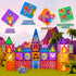 SHXYKZ 3-8, 3D Set Dinosaur Magnetic Tiles, STEM Building Toys for Kids Ages Movable Dragon Castle with Portable