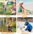 Wheelbarrow, Wheelbarrow 4-8, Mostop Kids Gardening Tools Outdoor Toys with Kids Outside Toys for Kids Age Educational