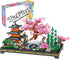 TzFioy Japanese Zen Garden Micro Brick Building Set (2805 Pieces) Tranquil Garden Model