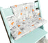 ZARPMA Highchair Cushion Compatible with Stokke Tripp Trapp Chiar High Chair Insert Cotton Fabric Cover Filled