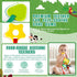 Baby Books 0-6 Months, 2PCS Crinkle Cloth Book for Tummy Time, Newborn Infant Teether Toy, Early Development Soft Toys
