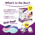 Nursing Mom Basic Kit - Gel Nursing Pads for Hot and Cold Breast Therapy + Washable Organic Nursing Pads with Daytime