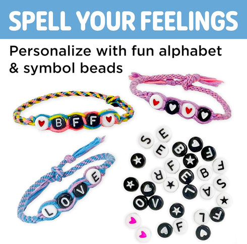 10 6+) Creativity for Kids Best Friends Bracelets Mini Craft Kit: Create Friendship Bracelets - Bracelet Making Kit